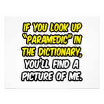 Paramedic In Dictionary...My Picture Personalized Announcement