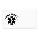 Paramedic Logo Theme Personalized Shipping Label