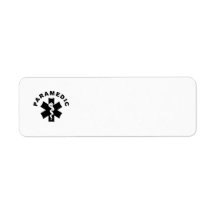 Paramedic Logo Theme Return Address Labels