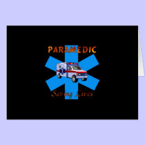 Paramedic Saving Lives cards