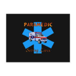 Paramedic Saving Lives Postcard