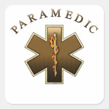 Paramedic Square Stickers