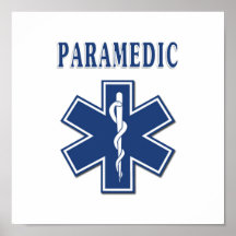 Paramedic Star of Life Poster