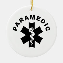Paramedic Theme Christmas Tree Ornament