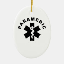 Paramedic Theme Christmas Tree Ornaments