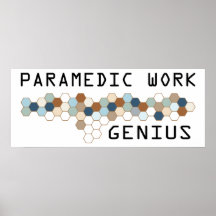 Paramedic Work Genius Poster