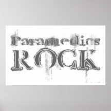 Paramedics Rock Poster
