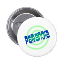 paranoia pinback button