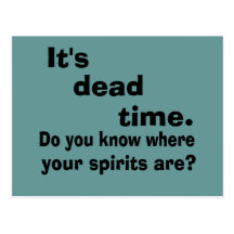 Paranormal Dead Time Post Card
