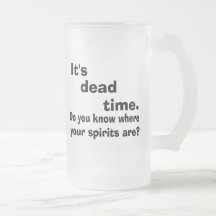 Paranormal il est temps mort tasse à café