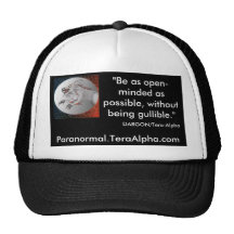 Paranormal.TeraAlpha.com - Promo Hat - Customized
