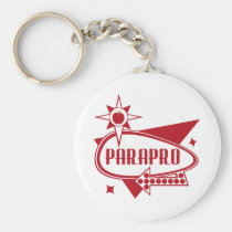 Parapro - Retro Red 60's Inspired Sign keychains