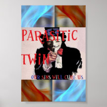 Parasitic Twin(Poster)Anonymous/Blue/orange