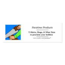 Paratime bookmark business card templates