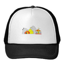 Parc d'attractions casquettes
