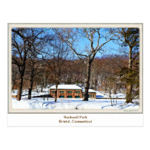 Parc de Rockwell, carte postale de Bristol CT