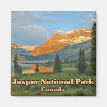 Parc national Canada de jaspe Aimants Pour Réfrigérateur