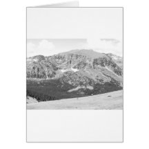 Parc national de montagne rocheuse carte de vœux