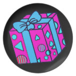 Parcel or Gift,Pink,Black Back for Her Plates