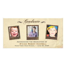 Parchment Snapshots, Graduation Picture Card