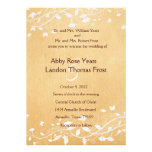 Parchment White Vine Wedding Invitation