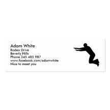 Parcouring Business Card