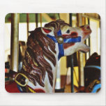 Parcs d'attractions de tours de chevaux de carrous tapis de souris