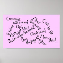 Pardon My French ~ Poster / Print