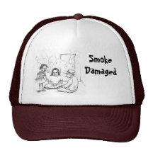 parent_abor-smoking, Smoke Damaged Hat