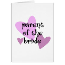 Parent of the Bride Card