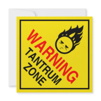 Parental Warning  Signs Mini Posters invitations