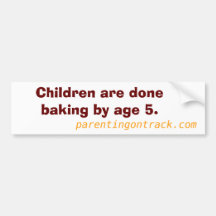 Parenting on Track Bumper Sticker