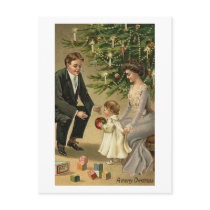 Parents and Child Christmas Card