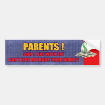 Parents Bumper Sticker