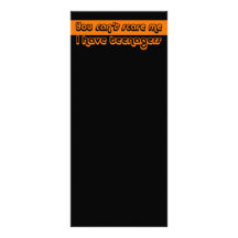 Parents of Teens Halloween Custom Rack Cards