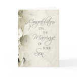 Parents of the Groom Wedding Congratulations Card
