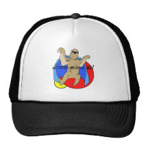 Paresse d'action colorée casquette de camionneur