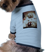 Paresse d'astronaute tee-shirts pour animaux domestiques