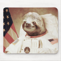 Paresse d'astronaute tapis de souris