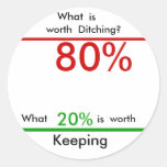 Pareto Asks? Round Stickers