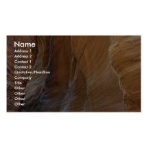 Paria Canyon, Utah, U.S.A. Business Cards