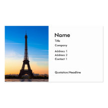 Paris 01A Business Cards