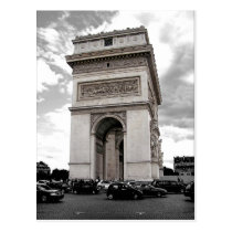 Paris Arc de Triomphe Postcard postcards