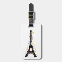 Paris Bag Tag