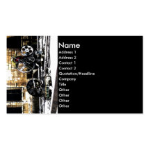 paris - broken business card