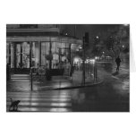 Paris Cafe at Night Card