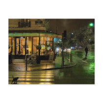 Paris Cafe at Night