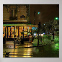 Paris Cafe at Night