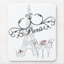 Paris Cafe Mousepad