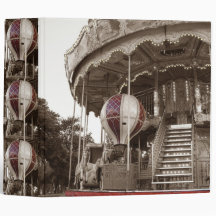 Paris Carousel Binder